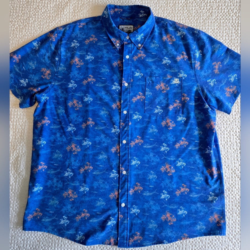 Huk Men’s Kona Button-Down Lot